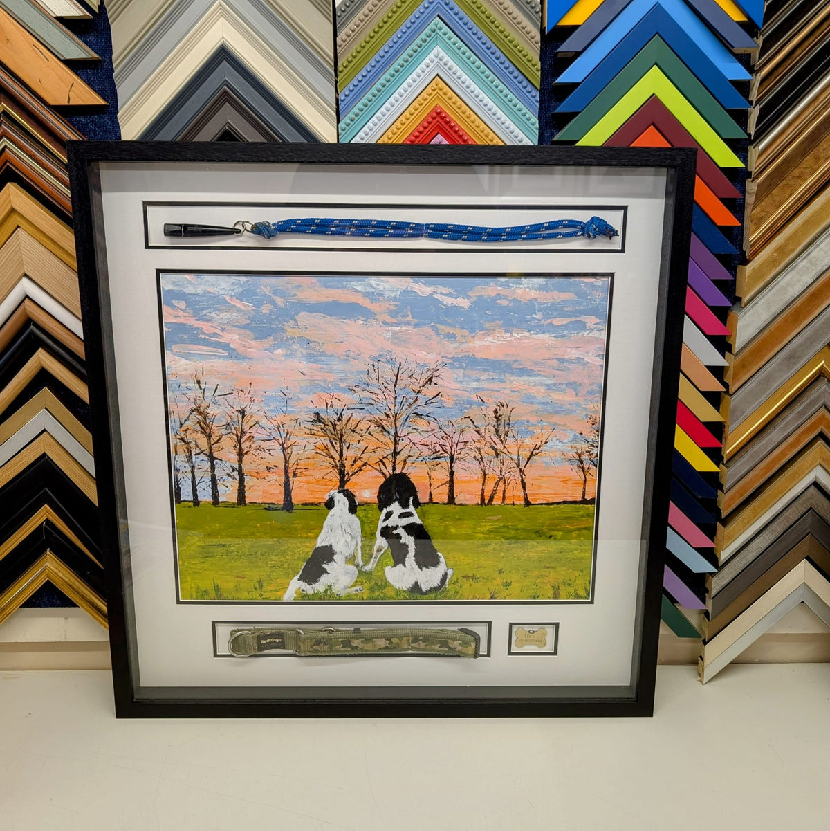 A framed memory