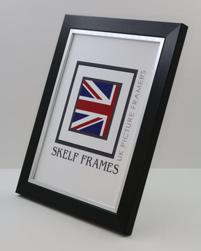 Brush Black with Silver Inlay Frame (A Sizes)