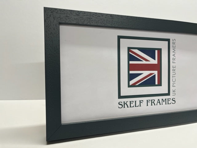 Phoenix Dark Grey Wood Panoramic Frame