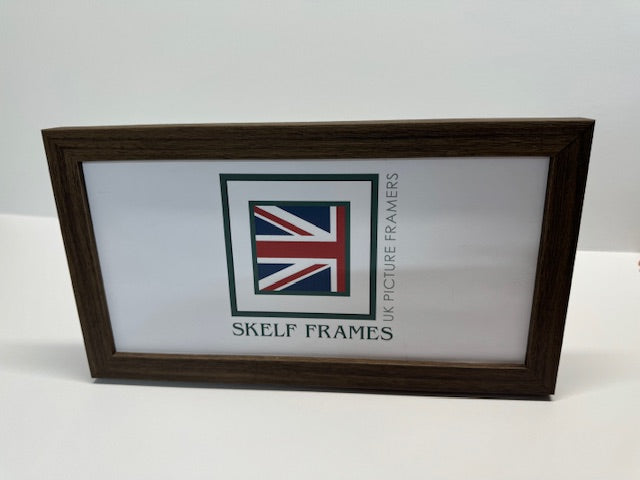 Phoenix Foil Brown Wood Panoramic Frame