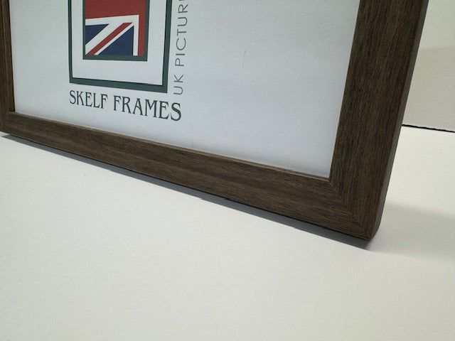 Phoenix Foil Brown Wood Panoramic Frame