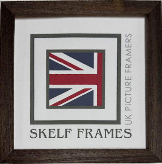 Brown Thin Driftwood Square Frame