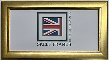 Panoramic Champagne Gold Frame