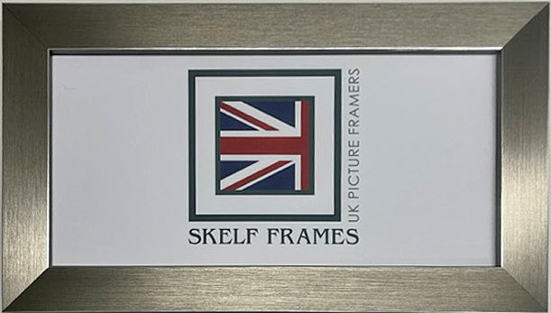 Panoramic Brushed Pewter Frame