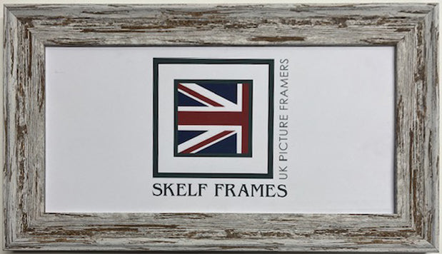 Panoramic Dark Shabby Distressed Spoon Frame