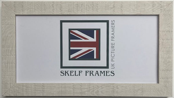 Panoramic White Orangebox Wood Grain Effect Frame