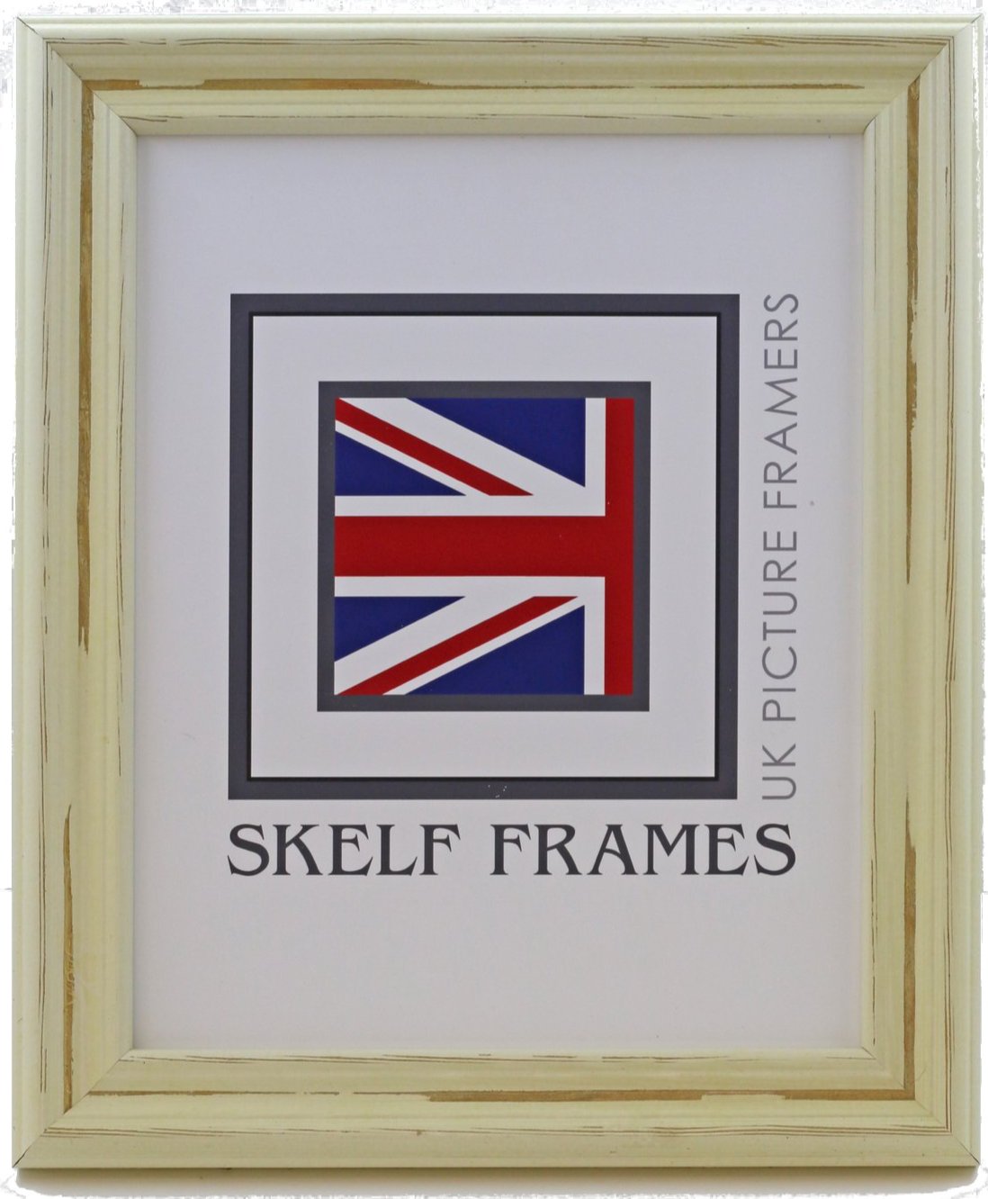 Distressed Off-White Frame (A Sizes)