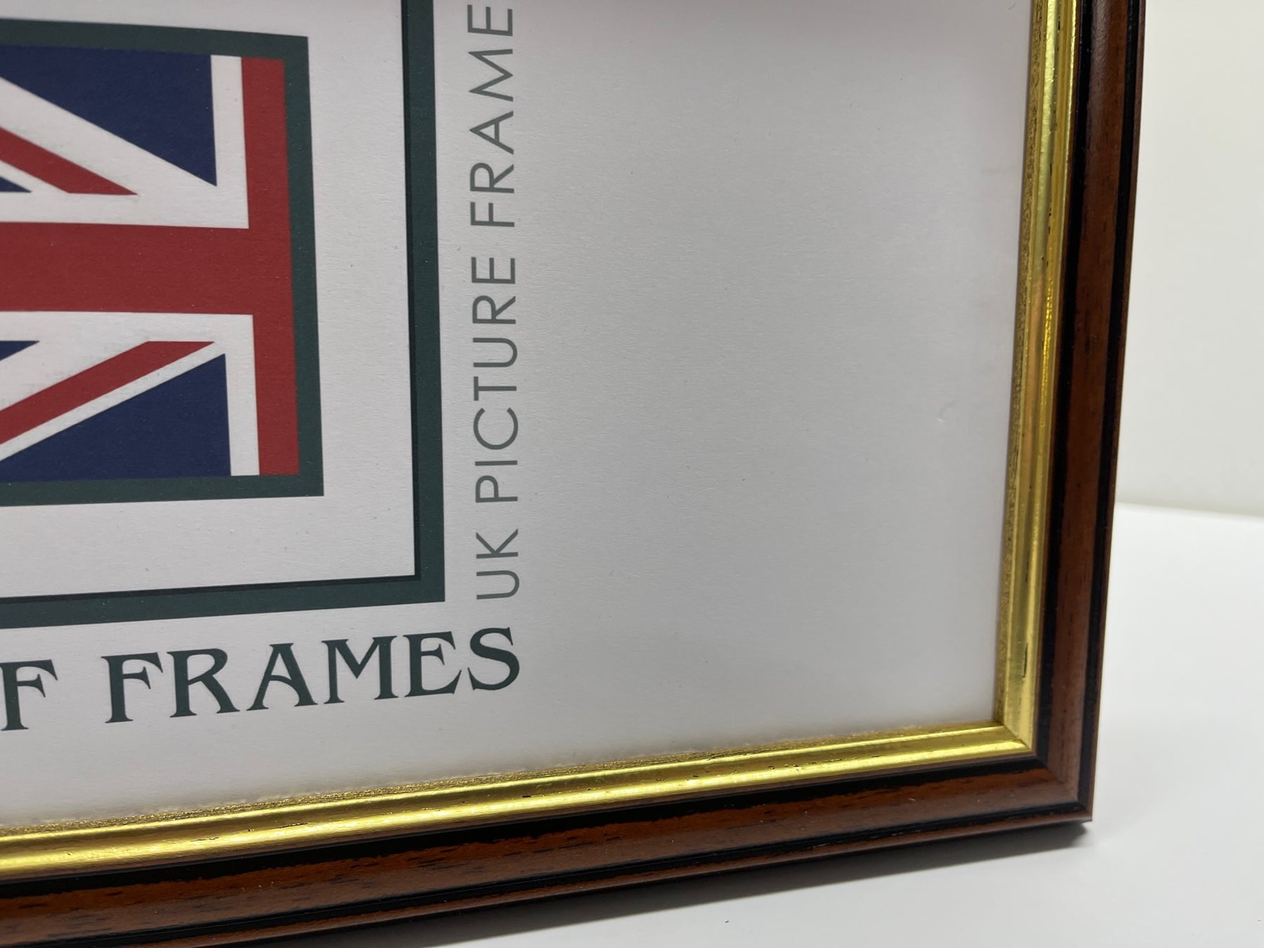 Dark Wood with Gold Inlay (LDW) Panoramic Frame