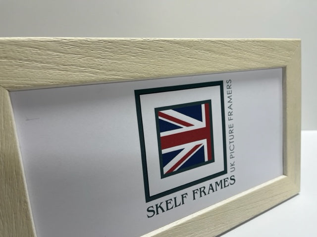 White Panoramic Wide Driftwood Frame