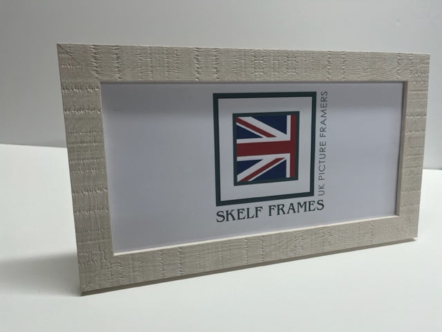 Panoramic White Orangebox Wood Grain Effect Frame
