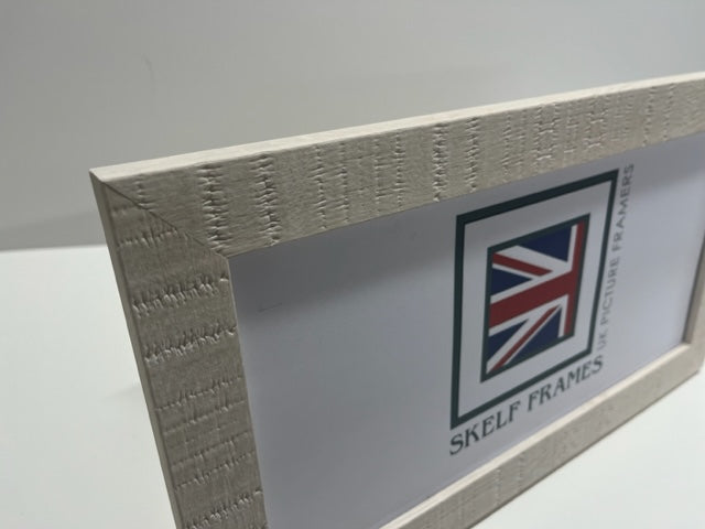 Panoramic White Orangebox Wood Grain Effect Frame