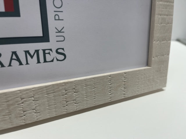 Panoramic White Orangebox Wood Grain Effect Frame