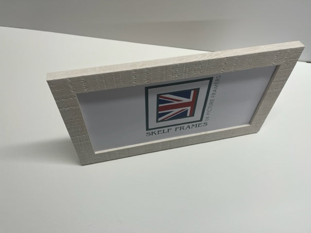 Panoramic White Orangebox Wood Grain Effect Frame
