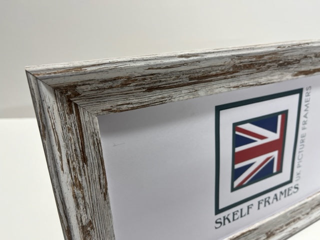 Panoramic Dark Shabby Distressed Spoon Frame