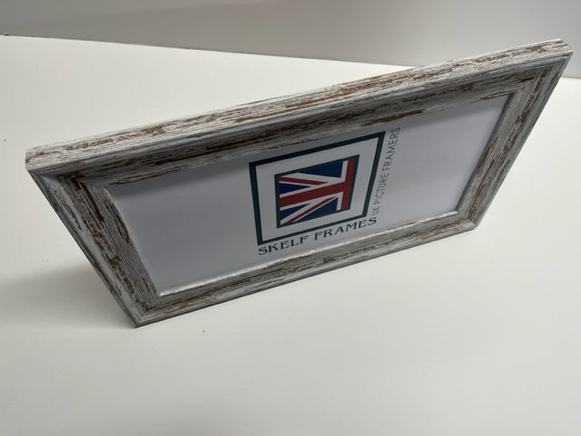 Panoramic Dark Shabby Distressed Spoon Frame