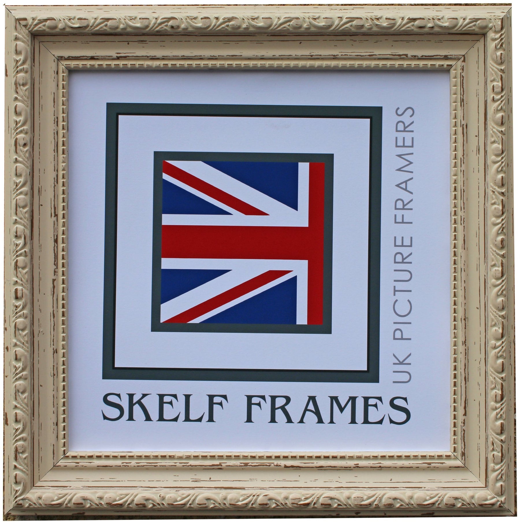 Vintage Shabby Chic Ornate Square Frame