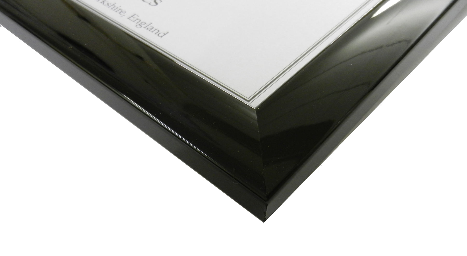 Shiny Black Square Frame