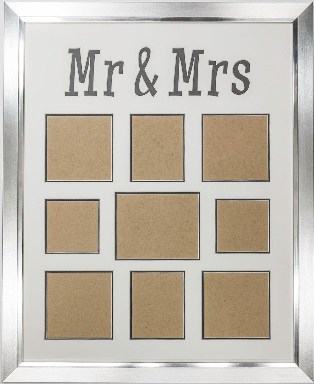 Mr & Mrs Wedding Multi Mount Frame 20" x 16"