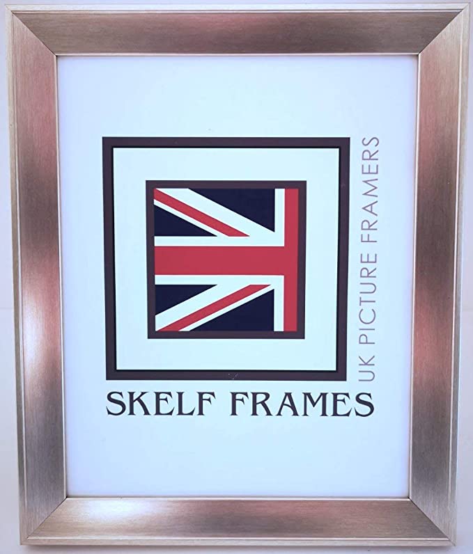 Bevelled Champagne Silver Frame