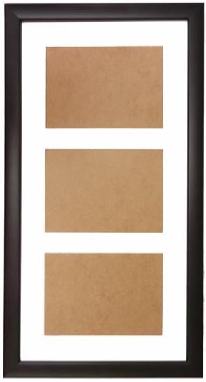 20 x 10 Matt Black Frame