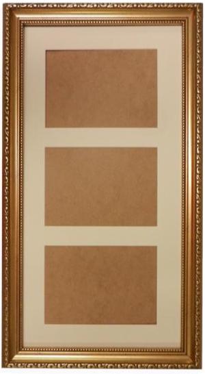 20 x 10 Ornate Gold Frame