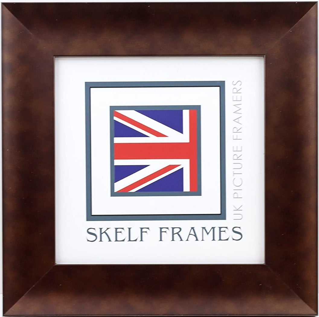 Serif Bronze Square Frame