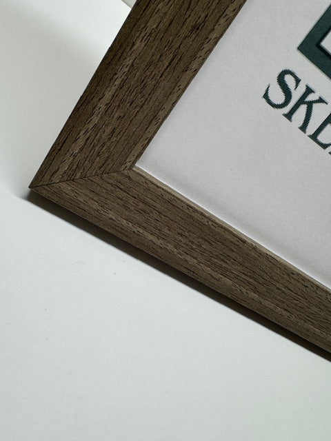 Flat Brushed Grey Frame