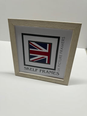White Thin Driftwood Square Frame