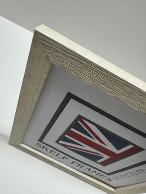 White Thin Driftwood Square Frame