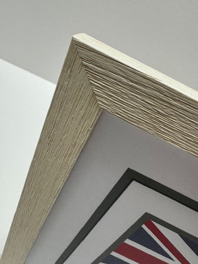 White Thin Driftwood Square Frame