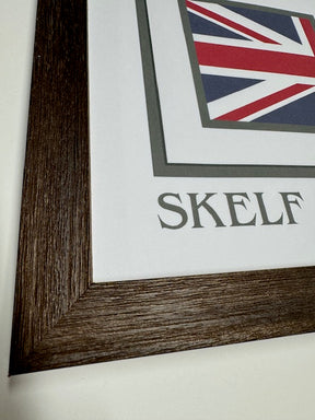 Brown Thin Driftwood Square Frame