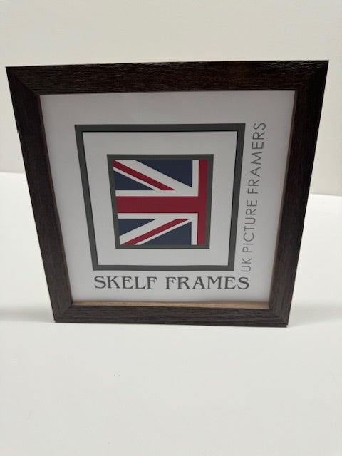 Brown Thin Driftwood Square Frame