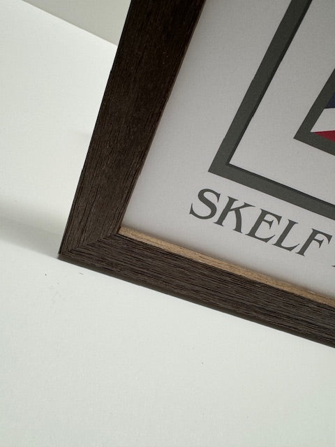 Brown Thin Driftwood Square Frame