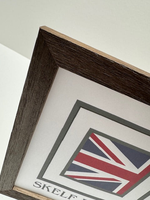 Brown Thin Driftwood Square Frame