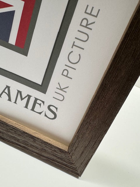 Brown Thin Driftwood Square Frame
