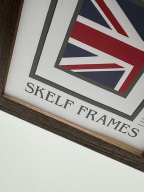 Brown Thin Driftwood Square Frame