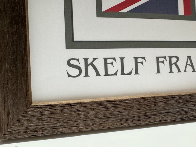 Brown Thin Driftwood Square Frame