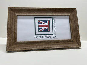 Teak Wood Effect Cornwall Panoramic Frame