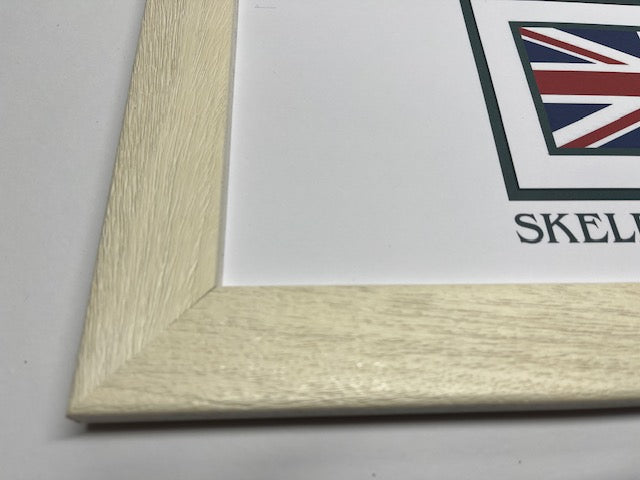 White Panoramic Wide Driftwood Frame