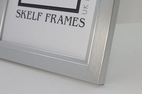 Brush Silver with Silver Inlay Frame (A Sizes)