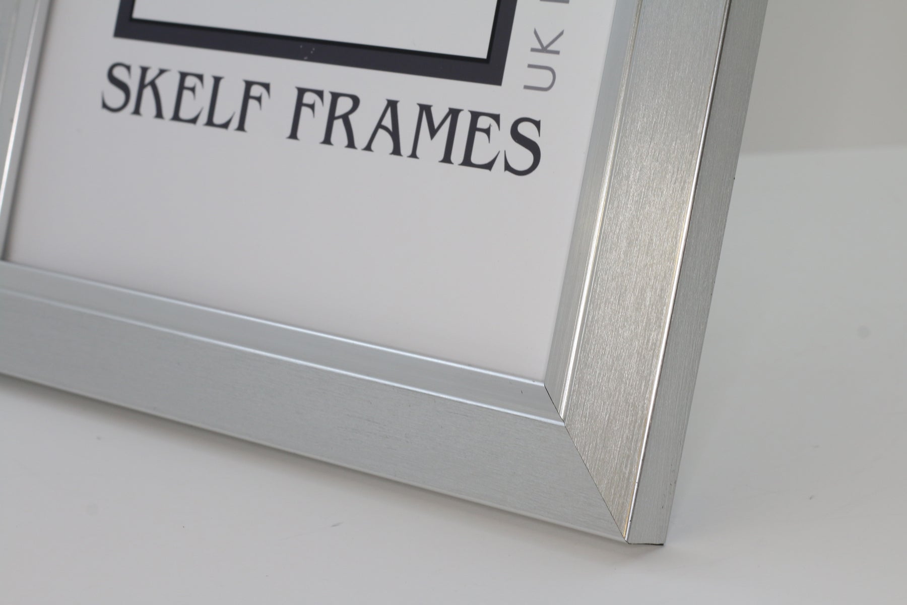 Brush Silver with Silver Inlay Frame - Metric