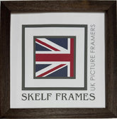 Brown Thin Driftwood Square Frame
