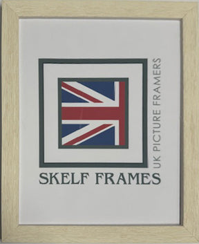 White Thin Driftwood Frame - Metric
