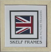 White Thin Driftwood Square Frame