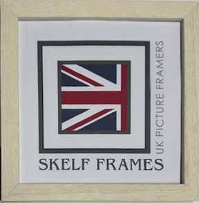 White Thin Driftwood Square Frame