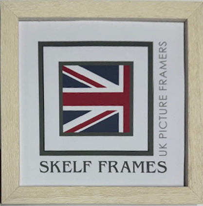 White Thin Driftwood Square Frame