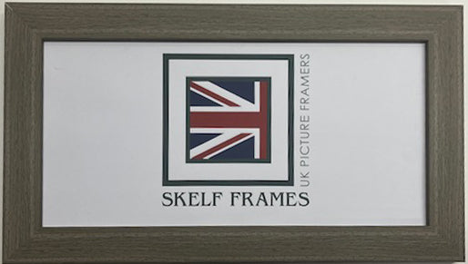 Panoramic Flat Brushed Grey Frame