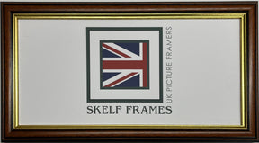 Dark Wood with Gold Inlay (LDW) Panoramic Frame