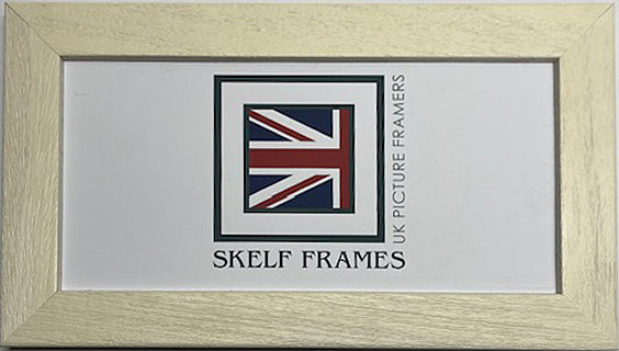 White Panoramic Wide Driftwood Frame