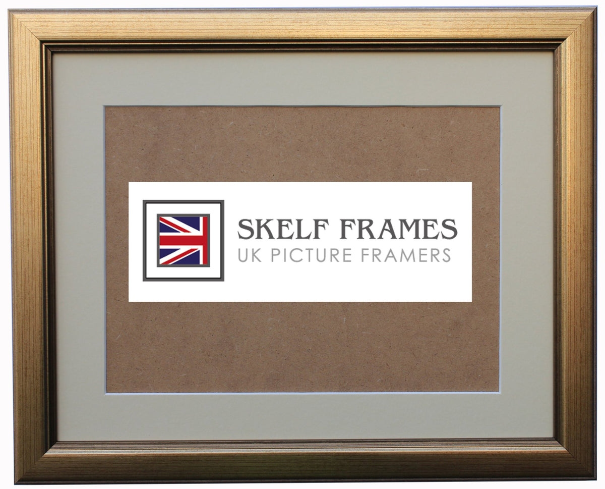 Champagne Gold Frame  and Mount